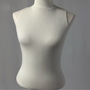 Zenana Outfitters Ribbed Mock Neck Sleeveless Tank -